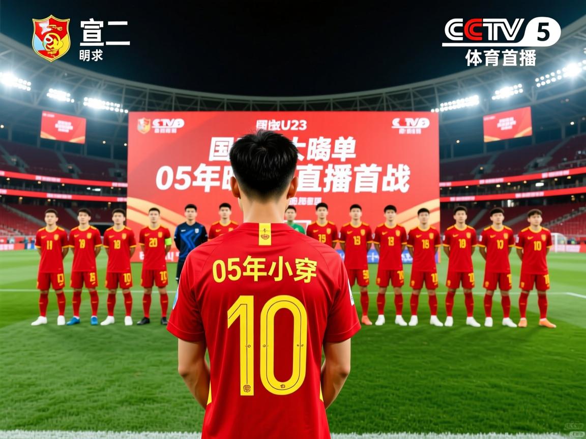 正式官宣！国足U23大名单揭晓：05年小将穿10号，CCTV5明晚直播首战  第1张